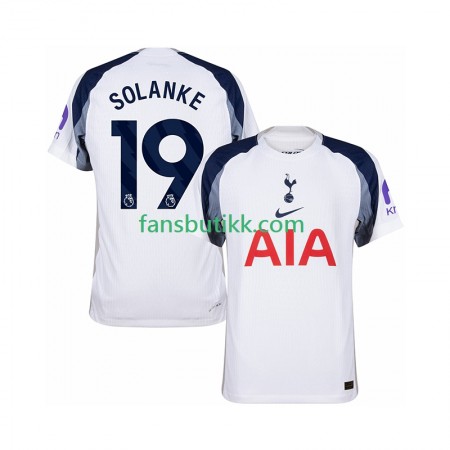 Fotballdrakt Tottenham Hotspur Solanke 19 Hjemmetrøye 2025-2026 Kortermet